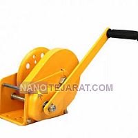 Hand winch with friction brake